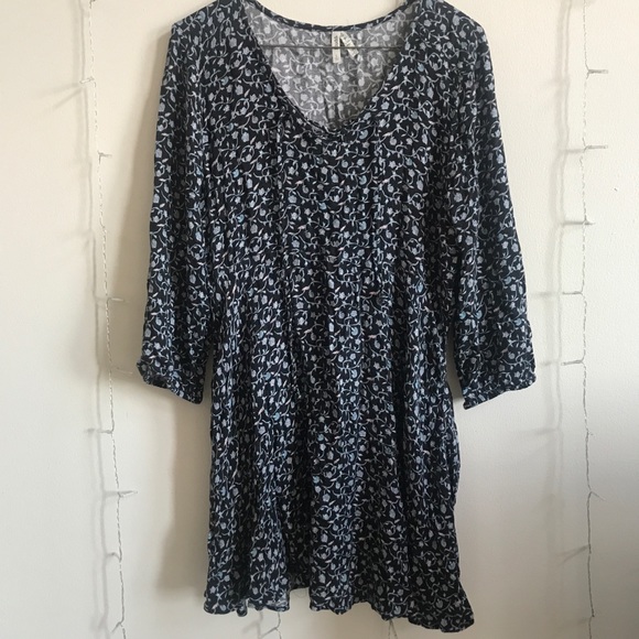 Mudd Dresses & Skirts - Mudd dark floral boho dress